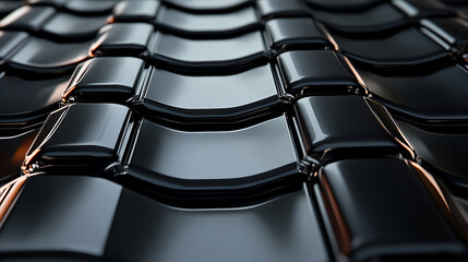 Aufkleber - Modern roof tiles in metal, offering advanced coatings for residential roofing