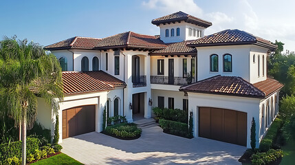 Poster - Modern roof tiles in metal, offering advanced coatings for residential roofing