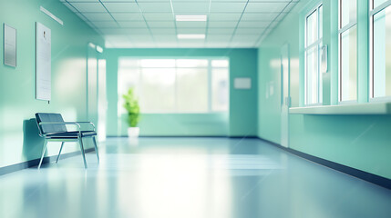 Poster - Abstract blur hospital clinic medical interior background stock photo Office, Backgrounds, Medical Clinic, Defocused, Hospital