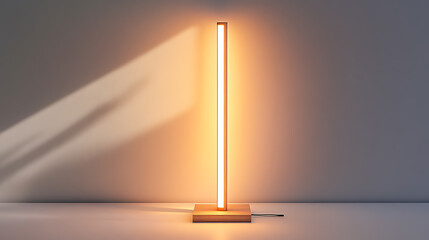 Poster - Selfie lamp positioned against a white isolated background