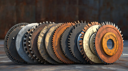 Poster - Various circular saw blades