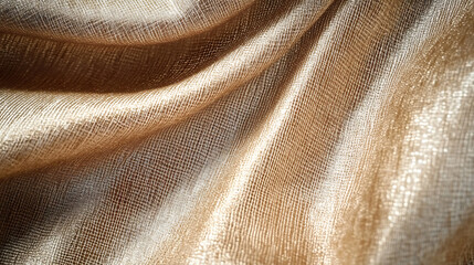 Poster - Brown bronze grain fabric silky, Holographic blurred abstract background noise smooth transitions bright tone effect design