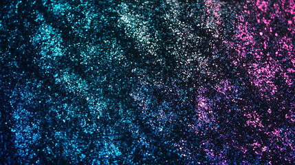 Wall Mural - Black dark violet blue petrol teal jade green abstract background, Color gradient ombre blur, Rough grain grainy noise, Light bright neon glow glitter metallic