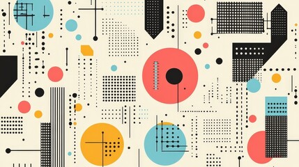 Poster - Abstract Business Technology Graphic Composition