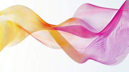 Poster - Abstract Waves of Color in Motion