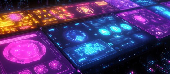 Poster - Futuristic Interface