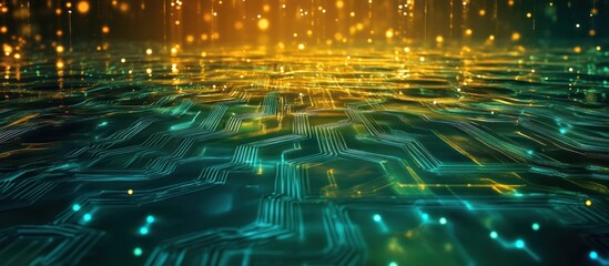 Poster - Abstract Digital Circuitry