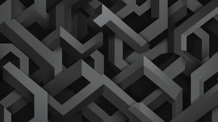 Poster - Abstract Dark Geometric Background for Modern Designs