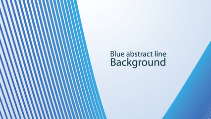 Blue stripes curve line abstract background vector image for backdrop or presentation