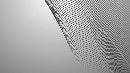 Grey abstract background with curve stripes line for backdrop or presentation