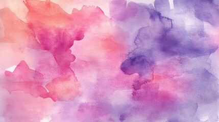 Poster - Soft watercolor background in pastel pinks and purples, blending gently across the canvas to create a light, airy, abstract wash.