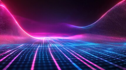 Poster - Abstract Digital Landscape