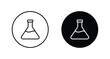 © Robbiya - test tube icon set vector. Laboratory icon
