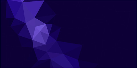 Poster - Abstract purple geometric background with copy space.