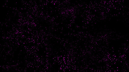 Poster - Abstract motion graphics background. Purple Christmas abstract particles dot sparkles. Abstract floating particle background with copy space