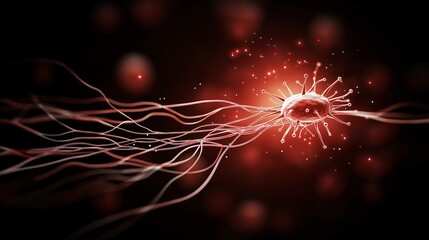 Poster - Cell in Bloodstream with Abstract Environment Effects