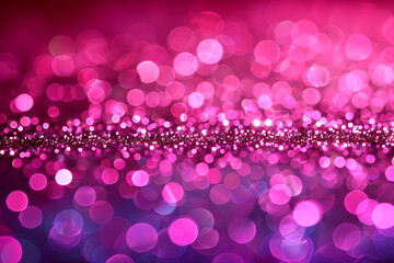 Pink and blue glittery background with pink and blue dots