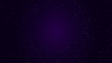 Wall Mural - dark space with small stars. abstract natural background: view on stars in dark blue night sky