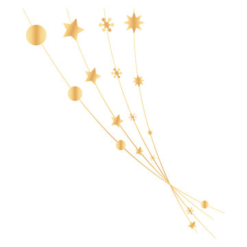 Elegant Gold New Year's Eve Bunting