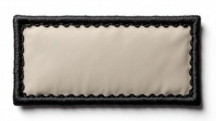 detailed custom iron on patches mockup with blank embroidery, perfect for branding or logos