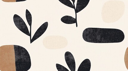 Poster - Abstract Floral Seamless Pattern Design