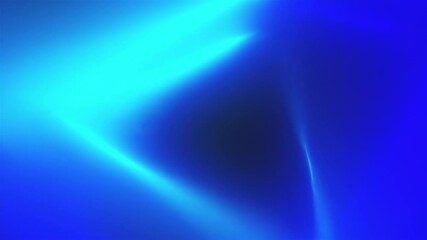 Poster - Neon tunnel with shapes. Computer generated 3d render