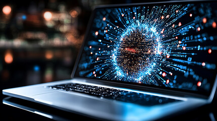 Poster - enhance cybersecurity by monitoring threats the importance of hacker activity alerts on your monitor