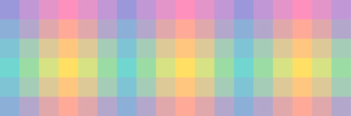 Poster - Abstract pixel color gradient checkered banner, vector background, horizontal cover design