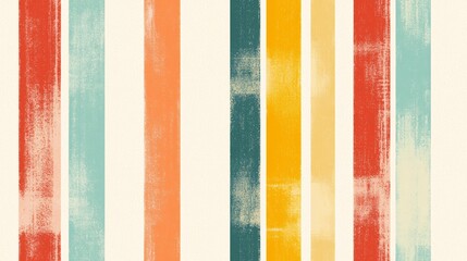 Poster - Colorful Striped Pattern for Modern Design