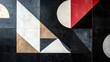© KEOCHAN - Bold geometric shapes in dark tones can add a contemporary vibe to your space.