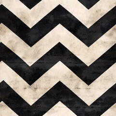 Poster - Dark Seamless Wash Pattern with Geometric Design