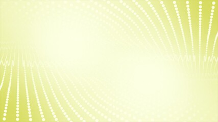 Yellow color wavy circular dots modern design 3d seamless background