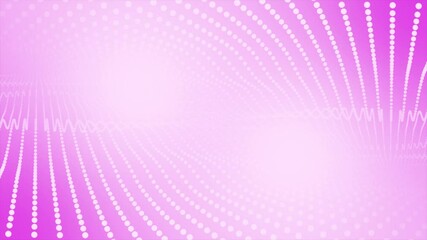 Pink color wavy circular dots modern design 3d seamless background