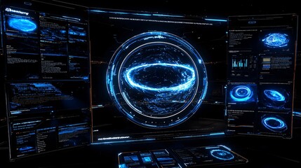 Poster - Explore the future of technology filling out applications in an interactive digital environment
