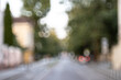 © Артём Князь - abstract unfocused bokeh of blurred street outdoor environment space