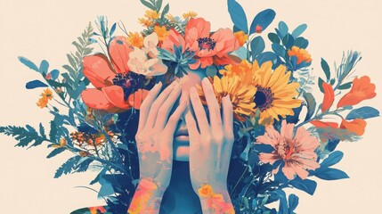 Poster - Innovative floral designs for eye-catching posters and flyers that capture attention and inspire creativity