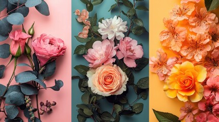 Poster - Innovative floral designs for stunning posters and flyers transform your visuals with nature's beauty and creativity