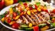© Ketobox - Colorful Grilled Chicken Plate in Mexican Style