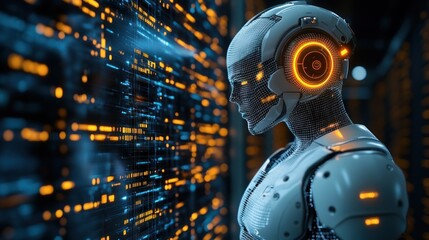 Poster - Engineers inspecting digital twins of machines to improve productivity