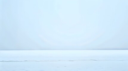 Frozen Lake Landscape: Minimalist Winter Scenery