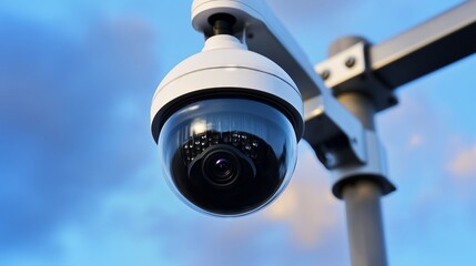 Poster - Outdoor security camera monitoring the sky