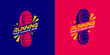© Yuliantart - shoes running sport logo design template,tournaments and marathon