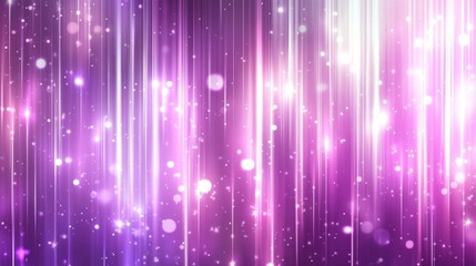 Fototapete - Vibrant Purple Sparkle Background with Light Rays