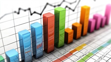 Poster - Analyze business growth metrics using comprehensive graphs and data visualization techniques for strategic planning