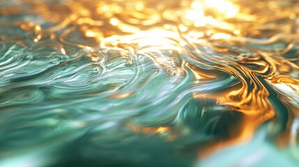 Abstract rippling water surface with light reflections