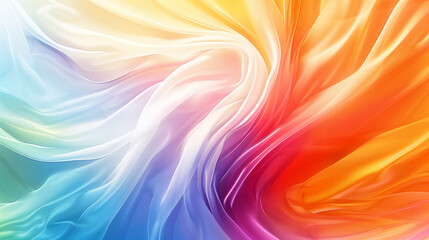 Wall Mural - Swirling abstract colors in bright warm tones creating an energetic and festive background for joyful design themes.