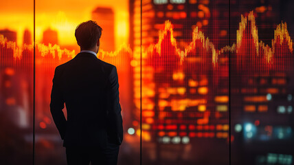 Poster - Business downturn highlighted by low property values and the risks of investing in a slowing economy
