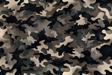 military camouflage seamless pattern