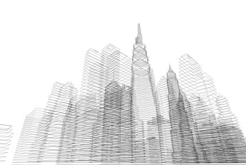 Wall Mural - architecture building. design background vector illustration
