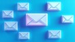 © Tackey - Colorful Email Icons on Bright Background